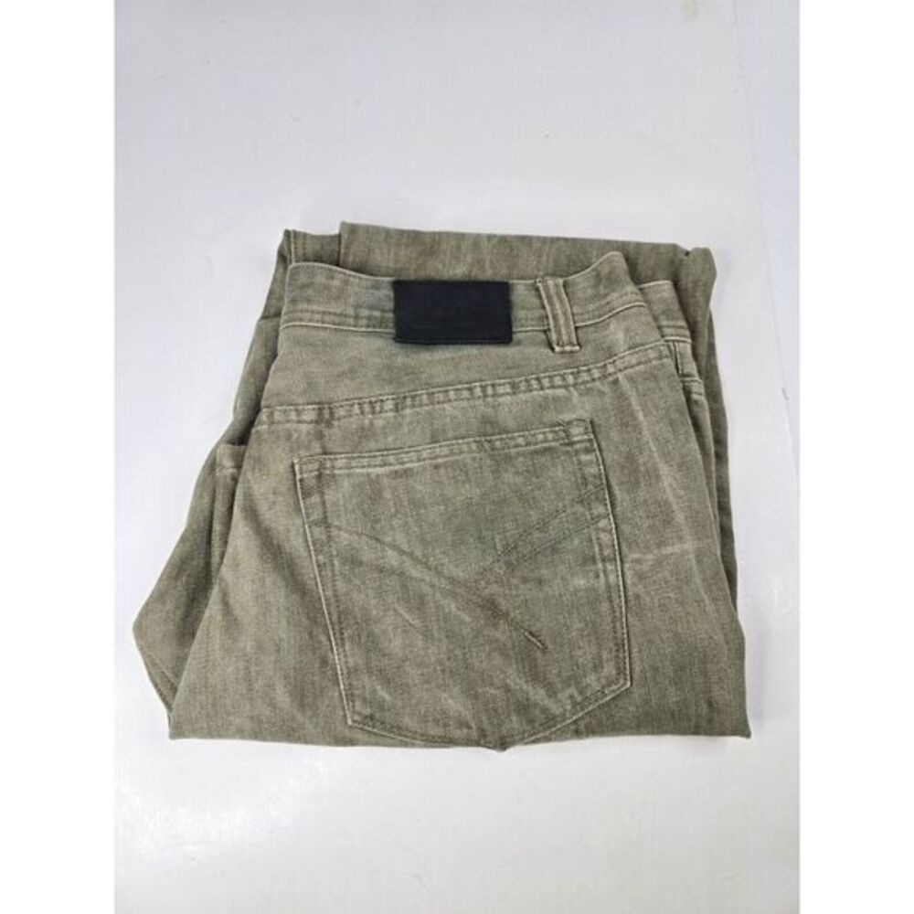 Veno Clothing Men's Size 38x32‎ Brown Straight Light Wash Cotton Denim Jeans